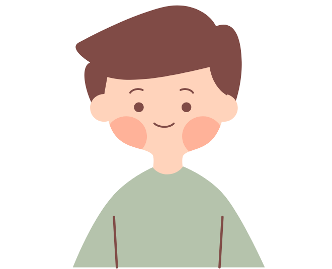 Cute Graphic Flat Character